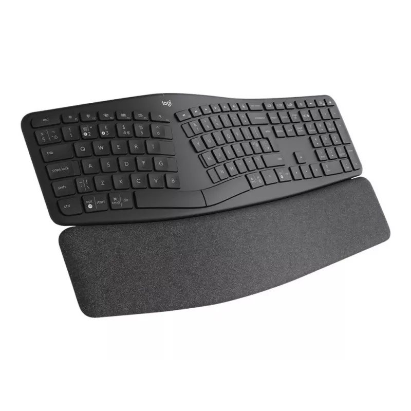 Logitech ERGO K860 - klávesnica - bezdrôtová - 2,4 GHz, Bluetooth 5.0 - QWERTY - GB - grafitová