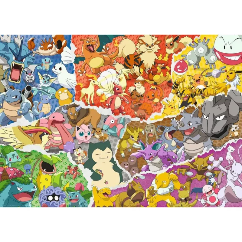 Puzzle Ravensburger Colour puzzle 1000 dielov (12000832) — Cartoons, šírka 700 mm, odporúčaný vek 14+