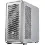 PC skriňa Cooler Master MasterFrame 600 Midi Tower strieborná — ATX/Micro-ATX/ITX, tvrdené sklo, podporuje 3x140 mm predné ventilátory