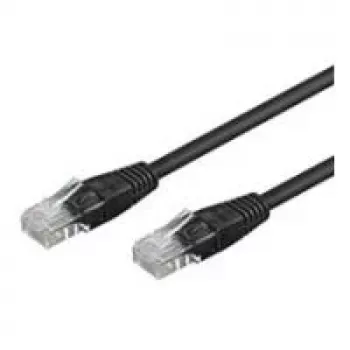 Wentronic Goobay CAT 6 patch kábel, U/UTP, čierny, 7,5 m - CCA medená zmes (68686)