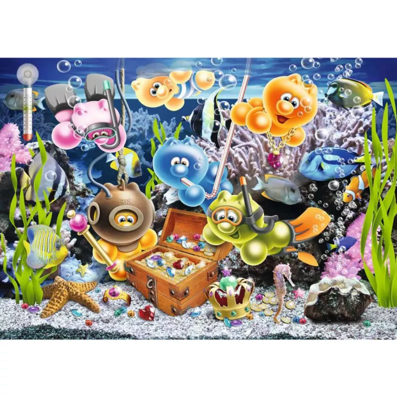 Ravensburger Puzzle 12001427 – 1000 dielov, Kreslené, odporúčané od 14 rokov