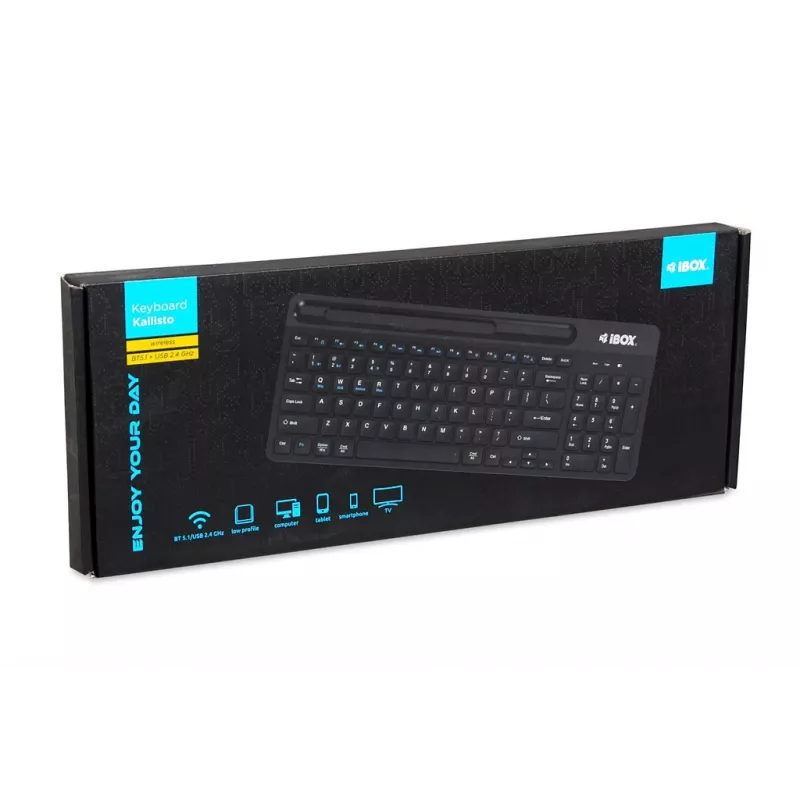 IBOX Kallisto BT/2.4GHZ bezdrôtová klávesnica