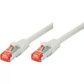 Tecline exertis Connect - patch kábel - RJ-45 (M) na RJ-45 (M) - 15 m - SSTP kábel - CAT 6 - bez halogénov - sivý (71515)