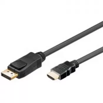 Goobay 1m DP/HDMI DisplayPort kábel čierny 1m konektor 1 DisplayPort konektor 2 HDMI