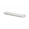 DIGITUS DN-91624S 24-portový tienený patch panel Cat6, 1U 19 palcov, sivý