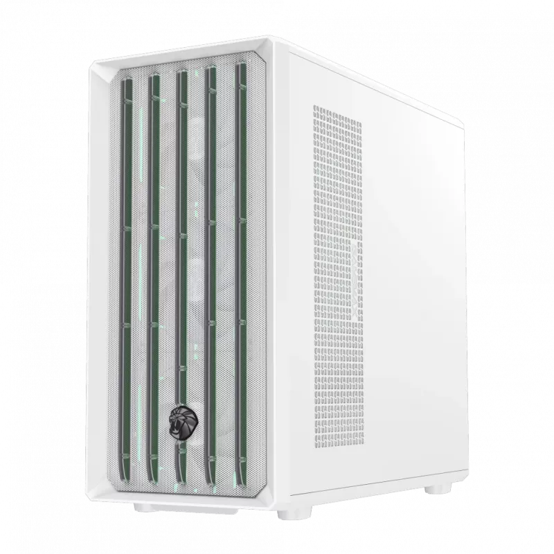 Gamemax skriňa | CLAW 460 WH | biela | Mid-Tower | napájací zdroj nie je súčasťou
