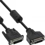 InLine DVI-D kábel 24+1 M/F, Dual Link, 2 feritové jadrá, 3 m