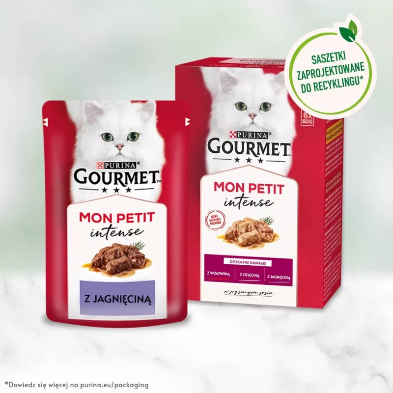 GOURMET Mon Petit Meat Mix - mokré krmivo pre mačky - 6 x 50 g