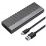 Qoltec box na SSD disk M.2 SATA (NGFF), USB-C