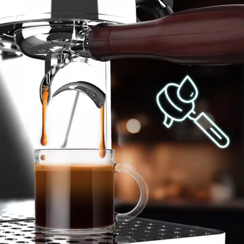 Baristeo Intima pákový kávovar (strieborná/nerez, Thermoblock)