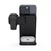 Indoor nabíjačka Crong CRG-MSPS-BLK smartwatch čierna Lightning USB bezdrôtová