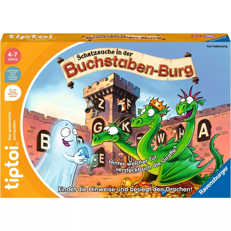 tiptoi Schatzsuche in der Buchstabenburg, spoločenská hra