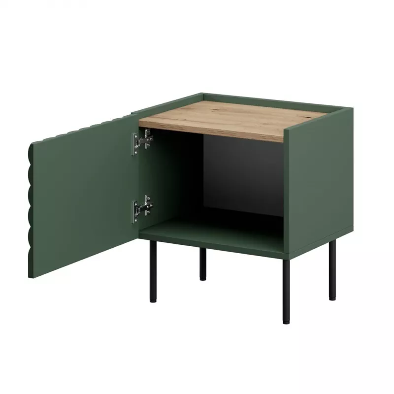 Cama Meble ONDA 301462 nočný stolík, sada 2 ks, 50×40×54 cm, zelená