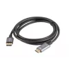 Lanberg CA-DPHD-20CU-0018-BK video káblový adaptér 1,8 m DisplayPort HDMI typ A (štandard) čierny, strieborný