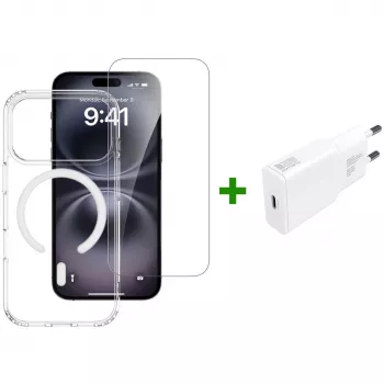 4smarts 3in1 Premium Starter Set pre Apple iPhone 17 Pro, kompatibilný s MagSafe