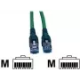TE Connectivity AMP - patch kábel - RJ-45 (M) na RJ-45 (M) - 3 m - SFTP - CAT 6 - bez halogénov - zelený (0-1711735-3)