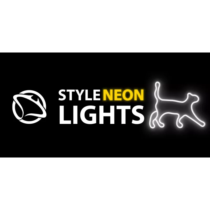 Neonové dekoračné svietidlo MANTA SNL70WH Style Neon Lights CAT 2 biele 70 cm