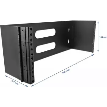 Rack základňa DeLOCK 19 inch nástenná montáž rack 4U čierna