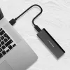 Qoltec 50312 puzdro na M.2 NVMe SSD, USB Type-C, čierne