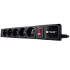 Tracer PowerGear čierna 5 AC zásuviek 1,5 m 2300 W
