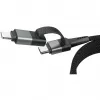 Ansmann magnetický kábel USB-A alebo USB-C na Lightning - kábel - digitálny/dátový