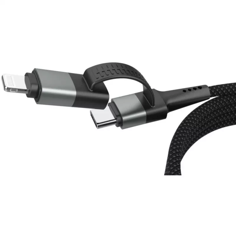 Ansmann magnetický kábel USB-A alebo USB-C na Lightning - kábel - digitálny/dátový