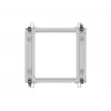 Rack 19 9U 600x600-1100 nastaviteľný sivý