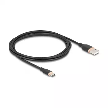 USB kábel DeLOCK 81227 2,5 m USB A USB C čierny