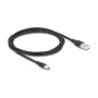 USB kábel DeLOCK 81227 2,5 m USB A USB C čierny