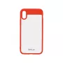 Puzdro Tellur iPhone X TLL121623 červená transparentná