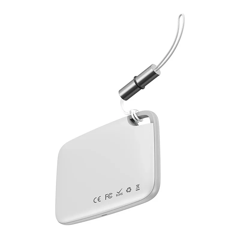 Baseus T2 ZLFDQT2-02 mini lokátor kľúčov (tracker), 75 mAh, 80–100 dB, biely