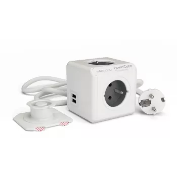 PowerCube USB Extended 3m 2404 sivá