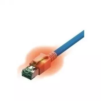 EasyLan DualBoot LED patch kábel RJ45 S/FTP Cat.6A (trieda EA) - s konektorom saCon - LSOH - modrý - 10 m