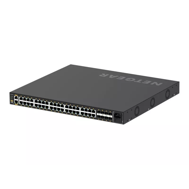NETGEAR GSM4248P-100EUS sieťový switch Managed L2/L3/L4 Gigabit Ethernet (10/100/1000) Power over Ethernet (PoE) čierna