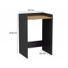 Top e Shop POLA skrinka do práčovne pre práčku – antracit / artisan dub