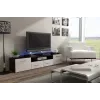 Cama TV stojan EVORA 200 wenge/biela lesklá