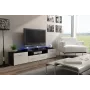 Cama TV stojan EVORA 200 wenge/biela lesklá