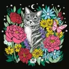 Sada maľovania podľa čísel Ravensburger CreArt Pixie Cold Cat (model 25855) – maliarska sada na plátno