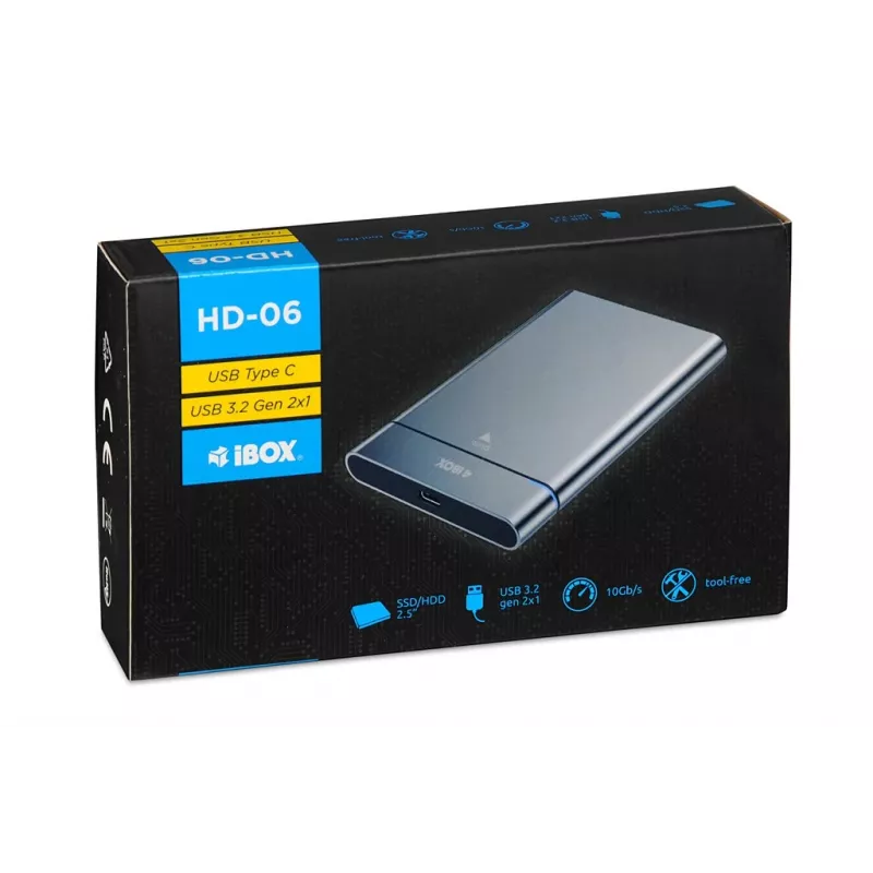iBox HD-06 2,5-palcové puzdro na pevný disk