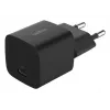 USB-C nabíjačka Belkin BOOSTCHARGE 25W Power Delivery čierna – rýchla USB‑C PD 25W nástenná nabíjačka