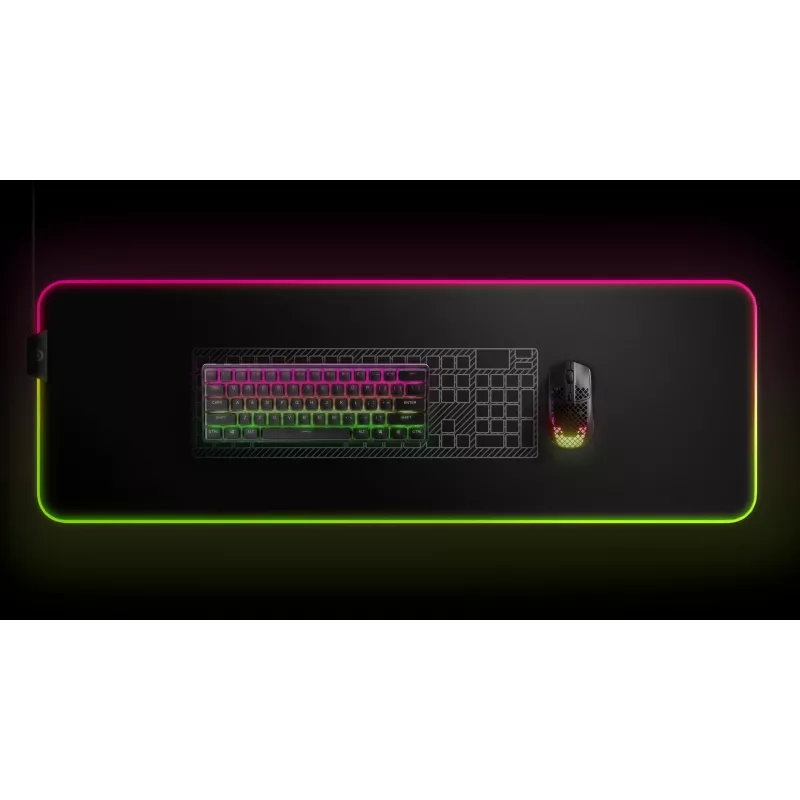 Mechanická herná klávesnica STEELSERIES Apex Pro Mini Wireless — 60% formát, USB + RF Wireless + Bluetooth, QWERTY US, čierna