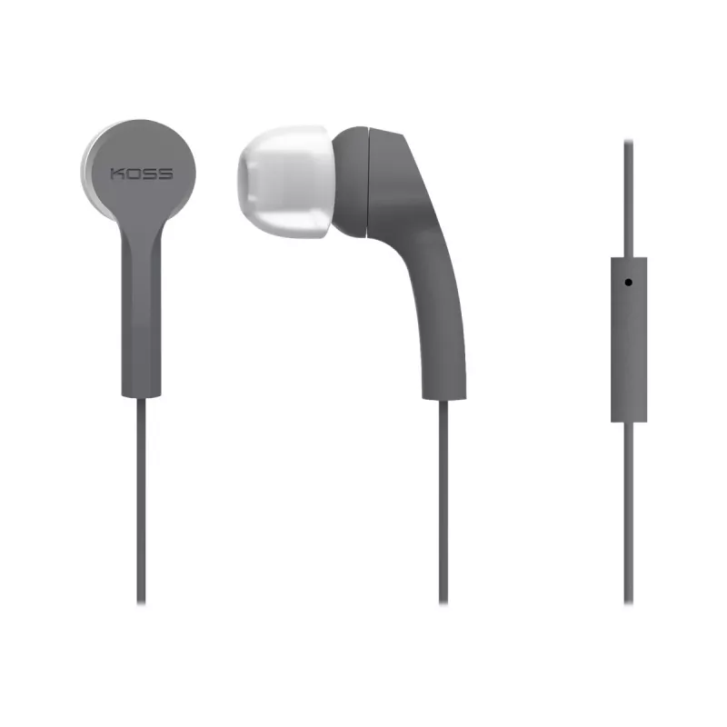 Koss | slúchadlá | KEB9iGRY | káblové | in-ear | mikrofón | sivá