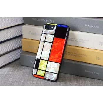 Ochranné puzdro iKins pre Apple iPhone 8/7 Mondrian čierna