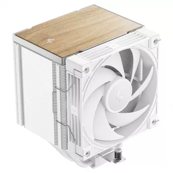 Vzduchový chladič procesora DeepCool AK500 G2 WH, 120 mm ventilátor, max. tlak vzduchu 3,33 mmH2O, 117×129×159 mm, biely