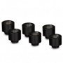Thermal Grizzly DeltaMate Extender MF14 – konektor vodného chladenia, čierny, 6 ks (TG-DM-FIT-6007)