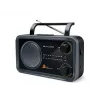 Muse | 2-pásmové prenosné rádio | M-06DS | AUX vstup | sivá
