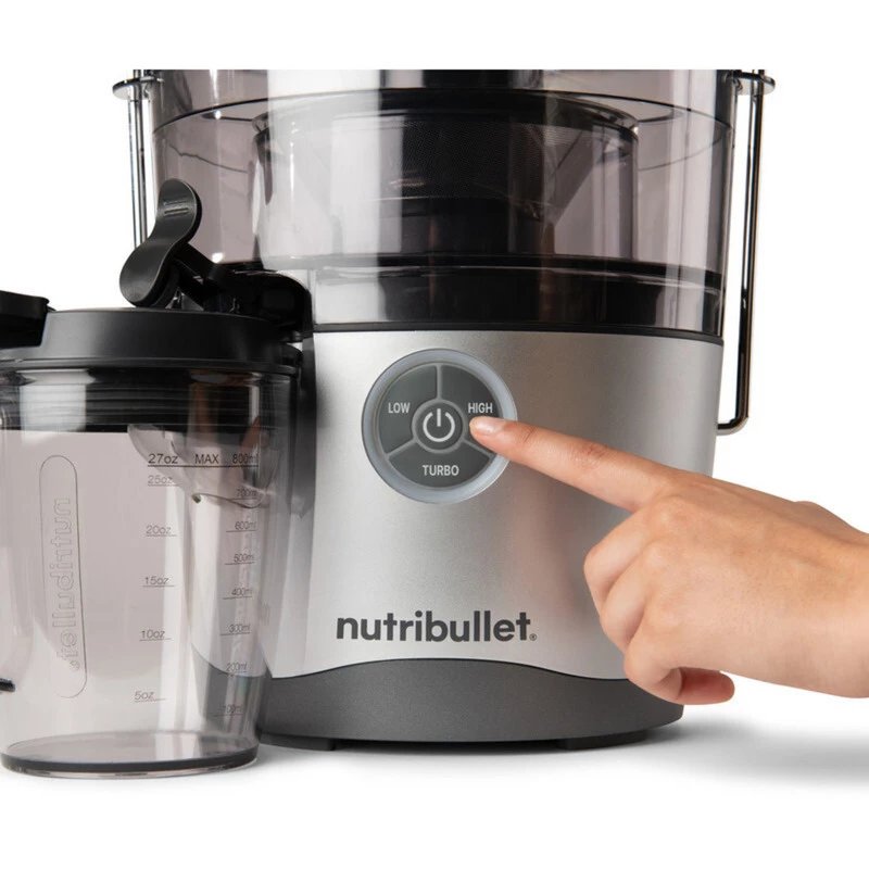 NutriBullet juicer Pro NBJ200G (strieborný/sivý, 1.000 Watt) (0C22500002)