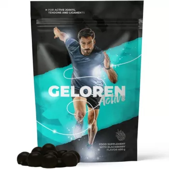 CONTIPRO GELOREN Active Černica podpora kĺbov gumové medvedíky, 90 ks / 410 g