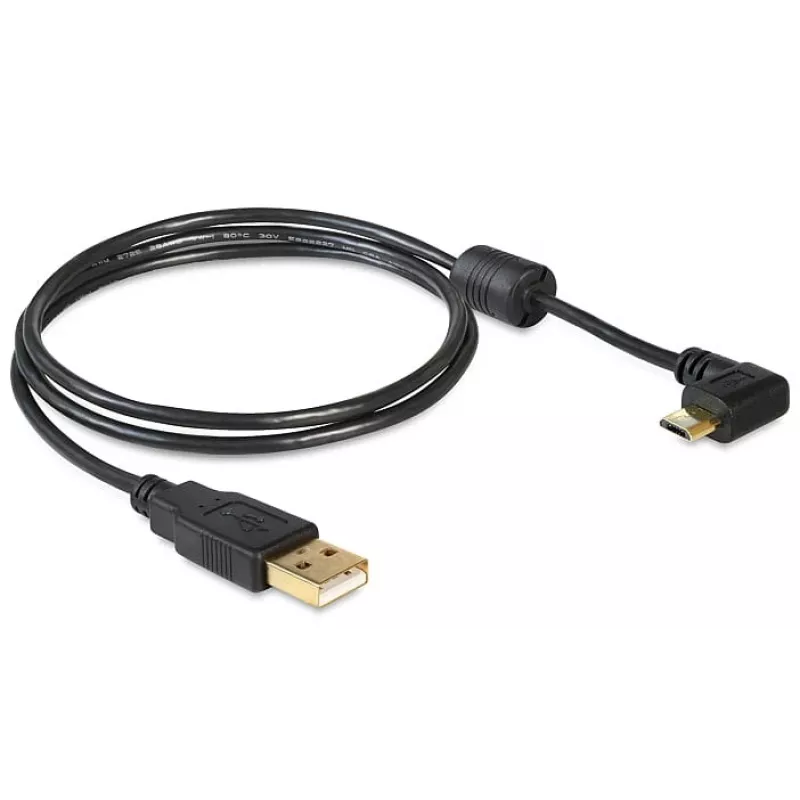USB kábel DeLOCK 83147 USB 2.0 1 m USB A Micro-USB B čierny