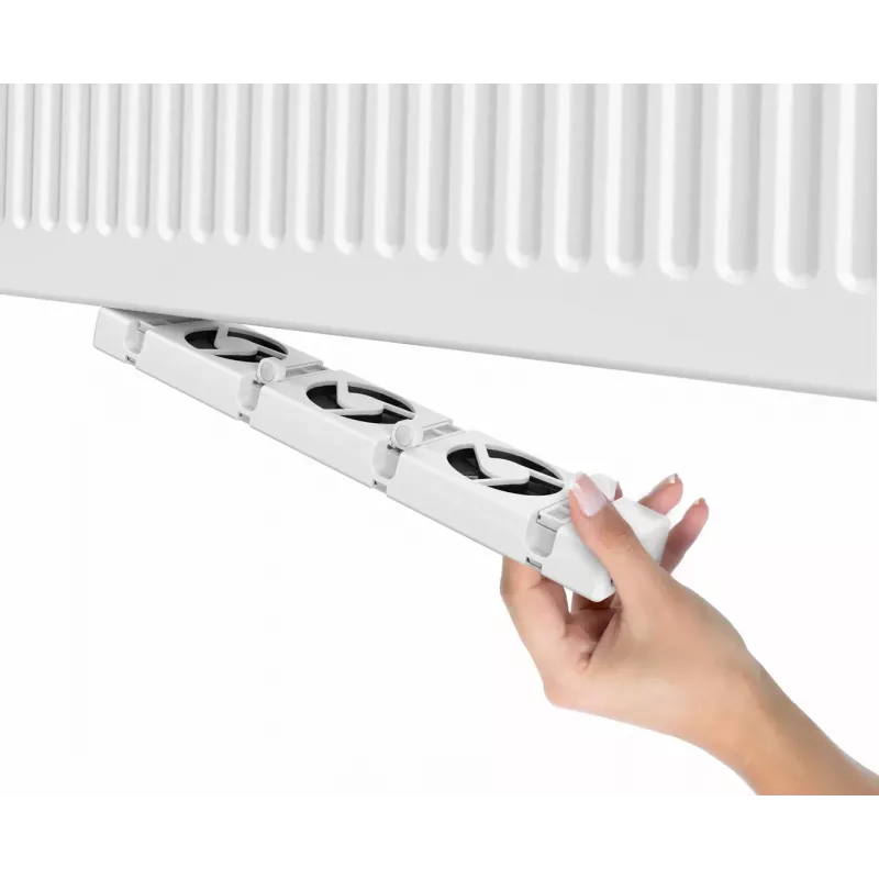 SpeedComfort rozširujúca súprava ventilátora na radiátor, biela